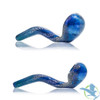 Dragon Glass Glitter Swirl Hand Pipe Spoon - 315 Grams - 7 Inches - Assorted Colors [DGH-062]