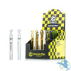 Dragon Platinum Glass One Hitter Chillum Hand Pipe - 105MM - Assorted Colors - Display of 24 [DP-27]
