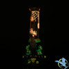 Shadow Glass Monster Theme Beaker Base Glow In The Dark Water Pipe - 440 Grams - 10 Inches - Assorted Colors [SGE-204]