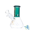 Dragon Glass Mini Beaker Bong Water Pipe With Ice Catcher - 270 Grams - 6 Inches - Assorted Colors [DGE-479]