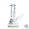 Dragon Glass Straight Tube Beaker Bong Water Pipe With Ice Catcher & Diffused Downstem - 325 Grams - 9 Inches - Assorted Colors [DGE-483]