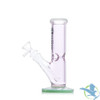 Dragon Glass Straight Tube Bong Water Pipe With Ice Catcher & Diffused Downstem - 315 Grams - 9 Inches - Assorted Colors [DGE-485]