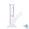 Dragon Glass Straight Tube Bong Water Pipe With Ice Catcher & Diffused Downstem - 315 Grams - 9 Inches - Assorted Colors [DGE-485]