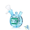 Dragon Glass Alarm Clock Hand Water Pipe - 45 Grams - 2.5 Inches - Assorted Colors [DGE-487]