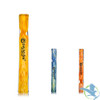 Dragon Platinum Swirled Pattern Glass One Hitter Chillum Hand Pipe - 4 Inches - Assorted Colors - Display of 7 [OH-07]