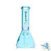 Shadow Glass Beaker Bong Water Pipe With Ice Catcher & Diffused Downstem - 300 Grams - 8 Inches - Assorted Colors [SGE-207]