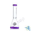 Shadow Glass Beaker Bong Water Pipe With Diffused Downstem & Ice Catcher - 350 Grams - 10 Inches - Assorted Colors [SGE-208]