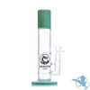 Dragon Glass Straight Tube Bong Water Pipe With Inline Perc & Thick Base - 588 Grams - 11 Inches - Assorted Colors [DGD-157]
