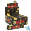 RAW Rolling Papers - Connoisseur King Size Slim + Tips - 24 Pack - Classic - Black

