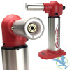 Blazer Big Buddy Turbo Flame Micro Torch - Red and Stainless Steel Blazer Big Buddy Turbo Flame Micro Torch - Red and Stainless Steel
