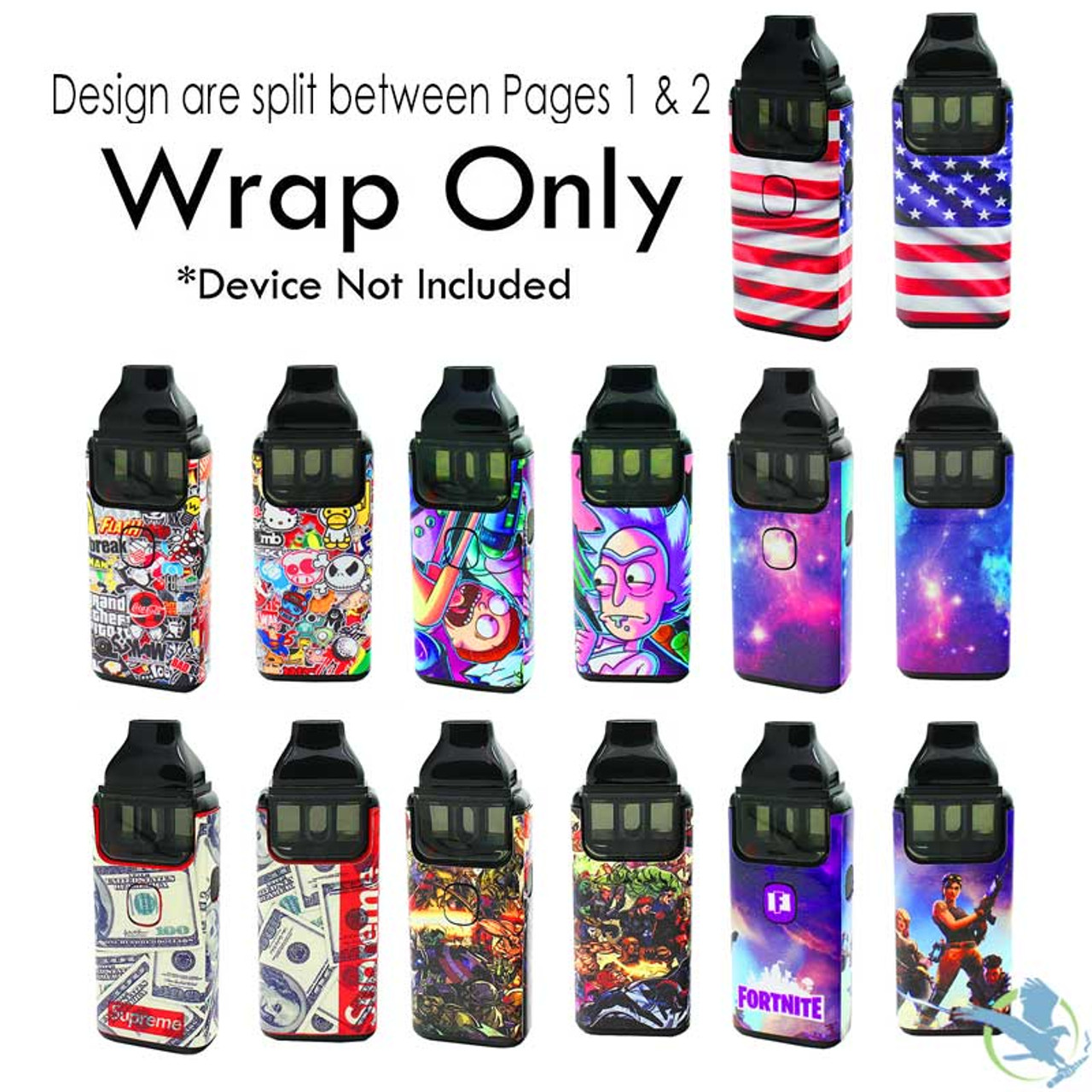 Vape Central Group Vinyl Wrap For Aspire Breeze 2 Page Two Accessories Midwest Distribution