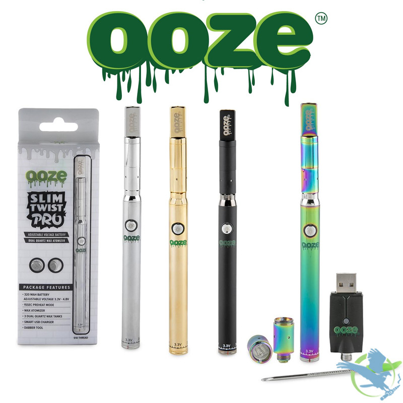 Ooze Slim Twist Pro 320mah Vv Pen Vaporizer Starter Kit