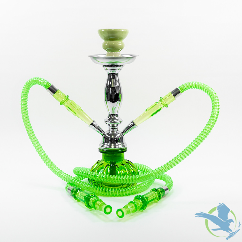 Vapor Hookahs Tall Pumpkin 2H 12 Inch Double Hose Hookah Assorted