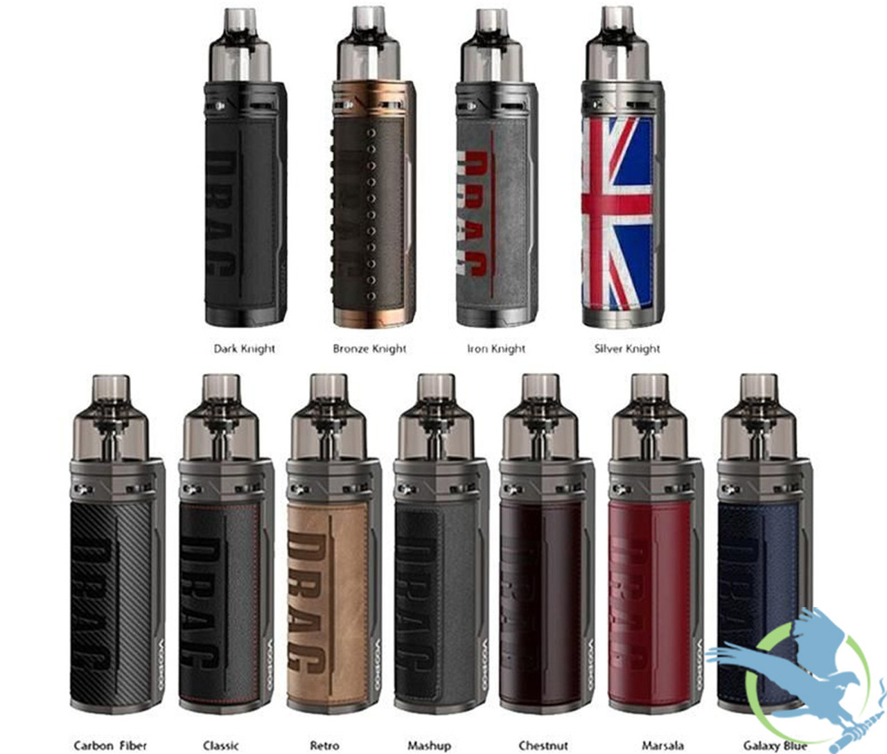 VooPoo Drag X 18650 Pod System Starter Kit With 4.5ML Refillable