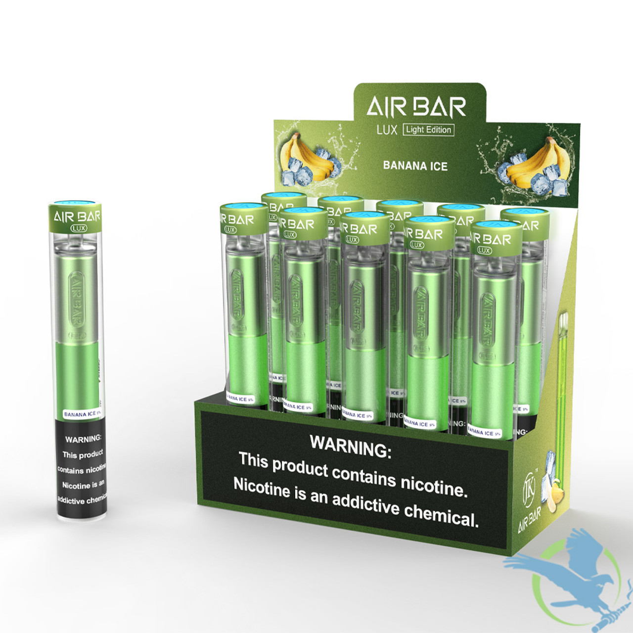 Air Bar LUX Light Edition 2.7ML 1000 Puffs 500mAh Prefilled Nicotine Salt  Disposable Device - Display of 10 | Disposable Vape | Midwest Distribution