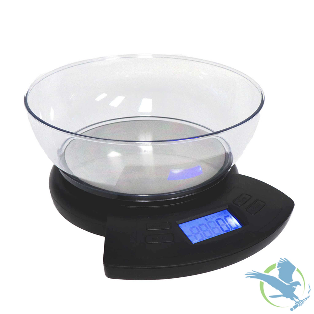 Truweigh Vortex Digital Kitchen Bowl Scale - 2000g x 0.1g - Black