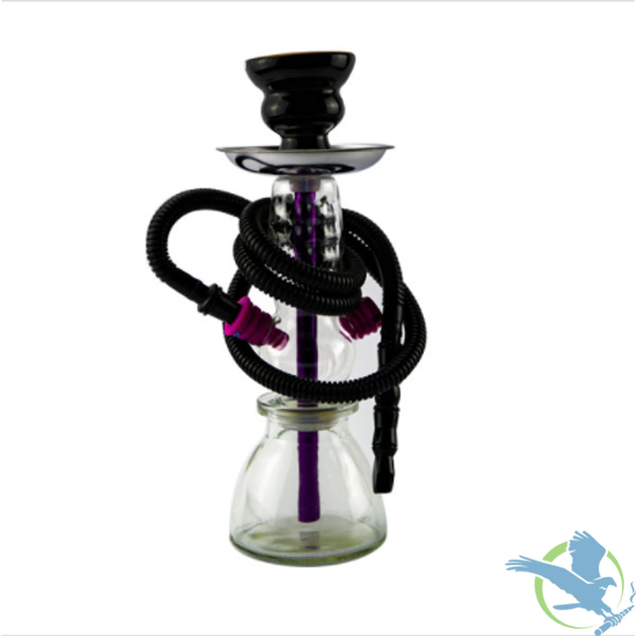 Badshah Hookah 11.25 Inch Rings Single Hose Hookah Hookah Midwest
