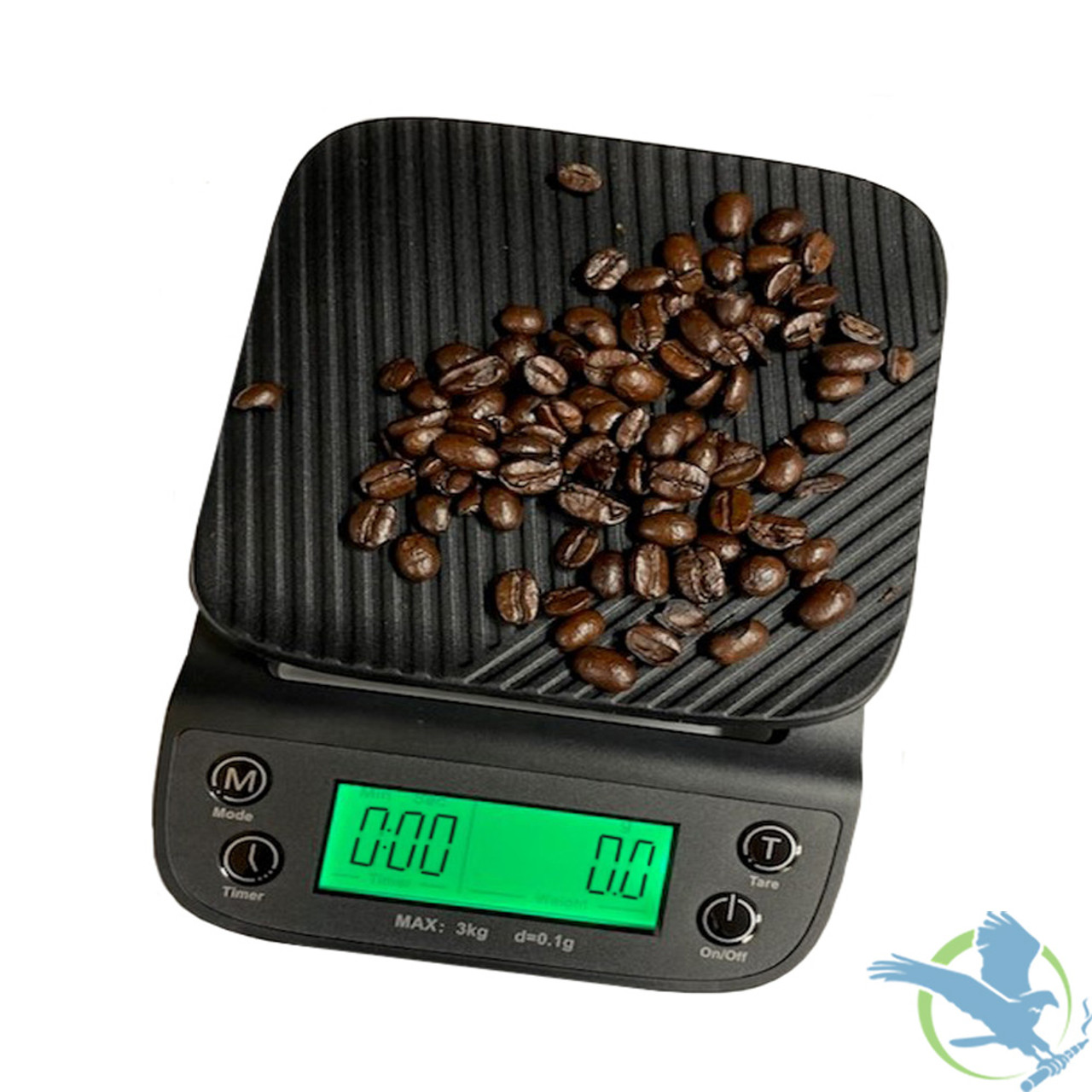 Superior Balance Coffee Scale With Timer Scale 3000g x 0.1g With Clear Bowl  (MSRP $25.00)