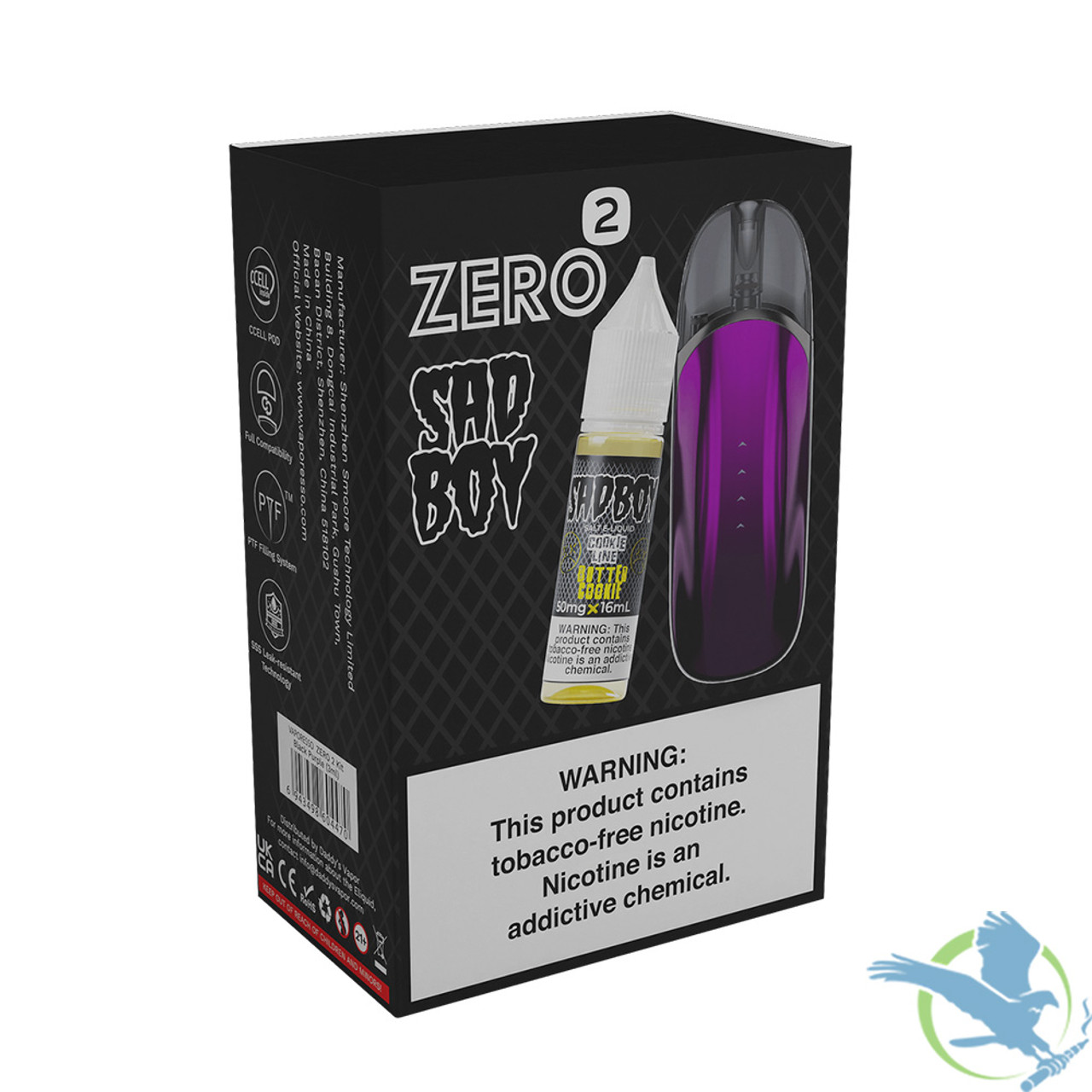 Vaporesso Zero 2 800mAh Refillable Pod System Starter Kit With 2 x