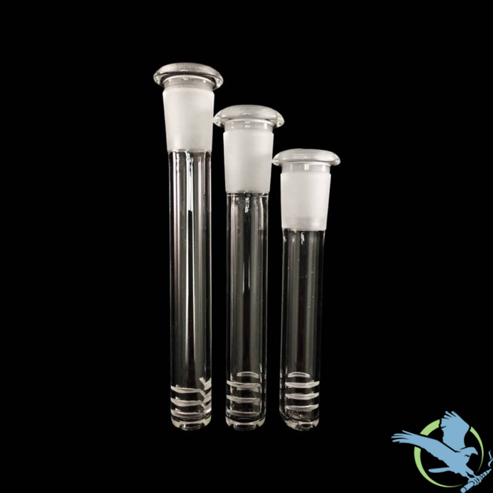 Hillside Glass Frosted Top 19mm to 14mm Flush Joint Downstem Display