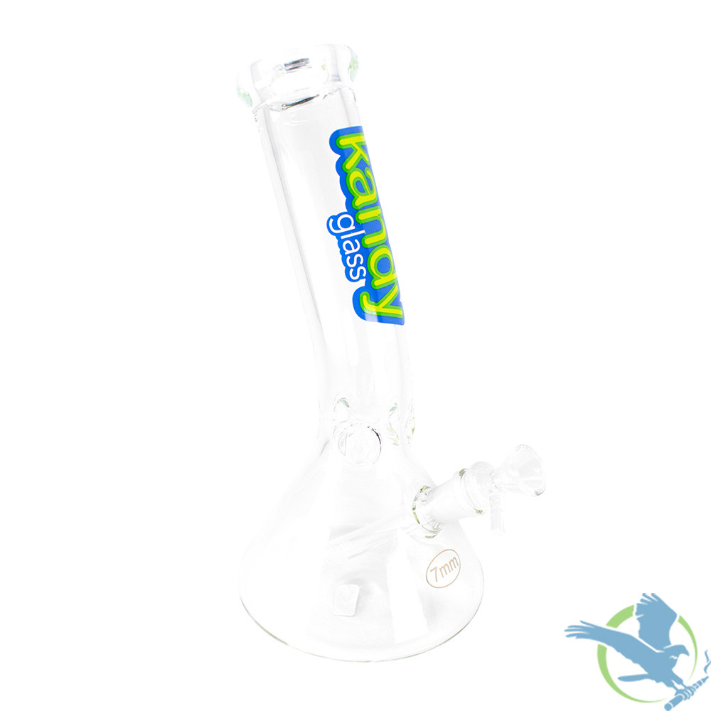 Kandy Glass Thick Water Pipe With Ice Catcher & Straight Neck 1014