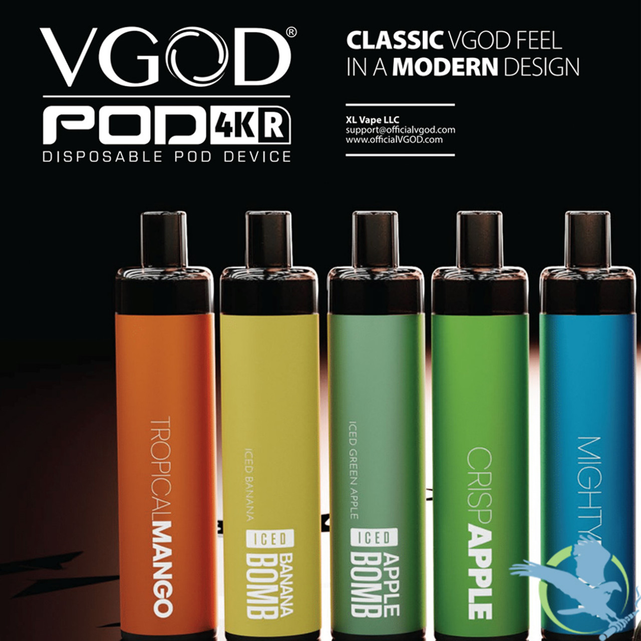 VGOD POD 4K R 8ML 4000 Puffs 550mAh Prefilled Nicotine Salt