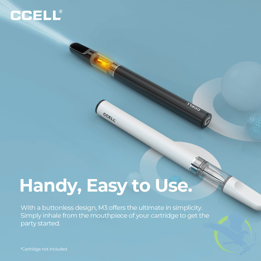 CCELL M3 350mAh 510 Thread Rechargeable Battery With USB Adapter