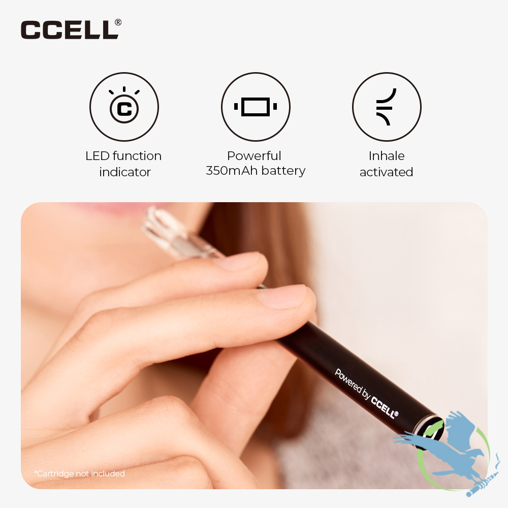 CCELL M3 350mAh 510 Thread Rechargeable Battery With USB Adapter