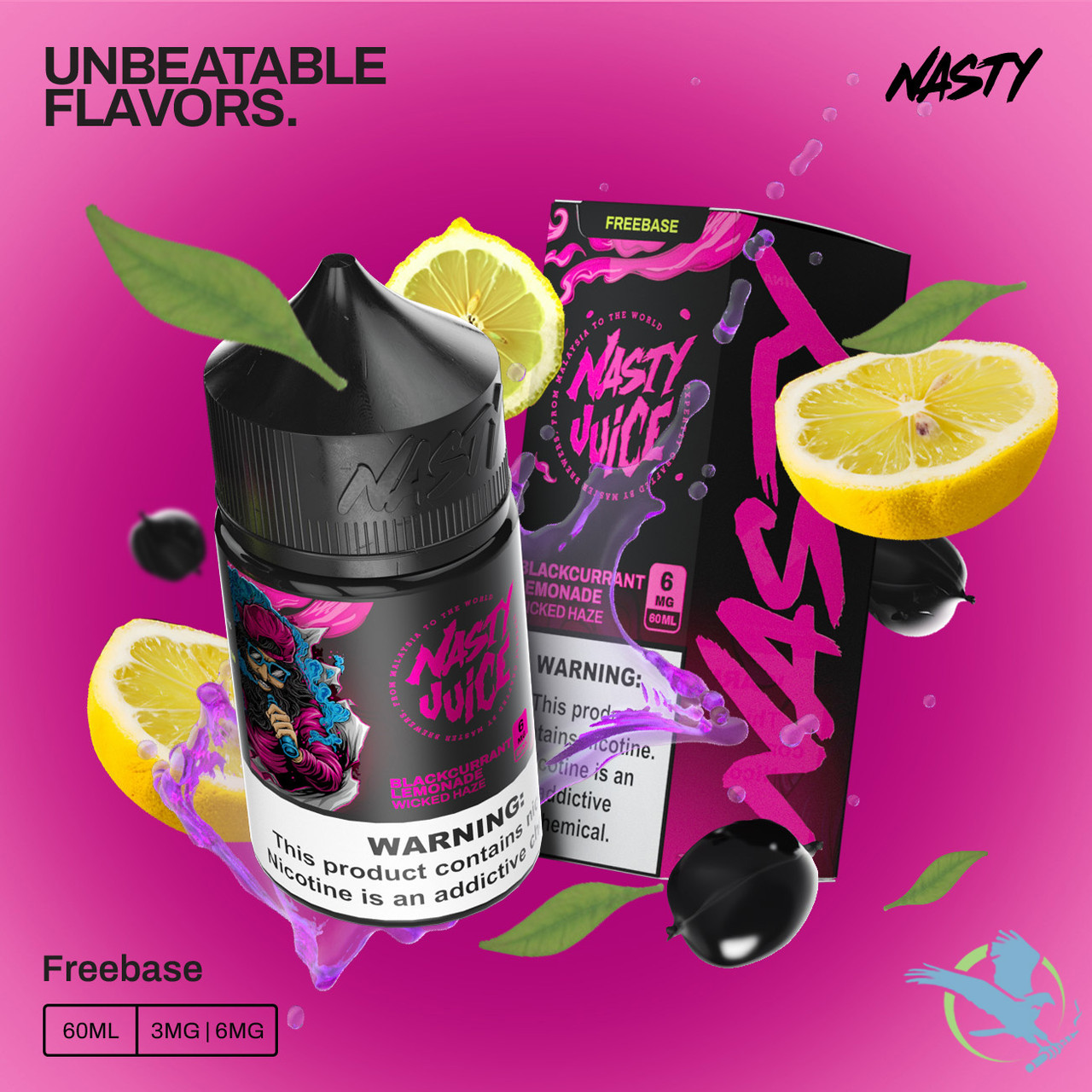 Nasty Juice ELiquid Freebase Nicotine 60ML