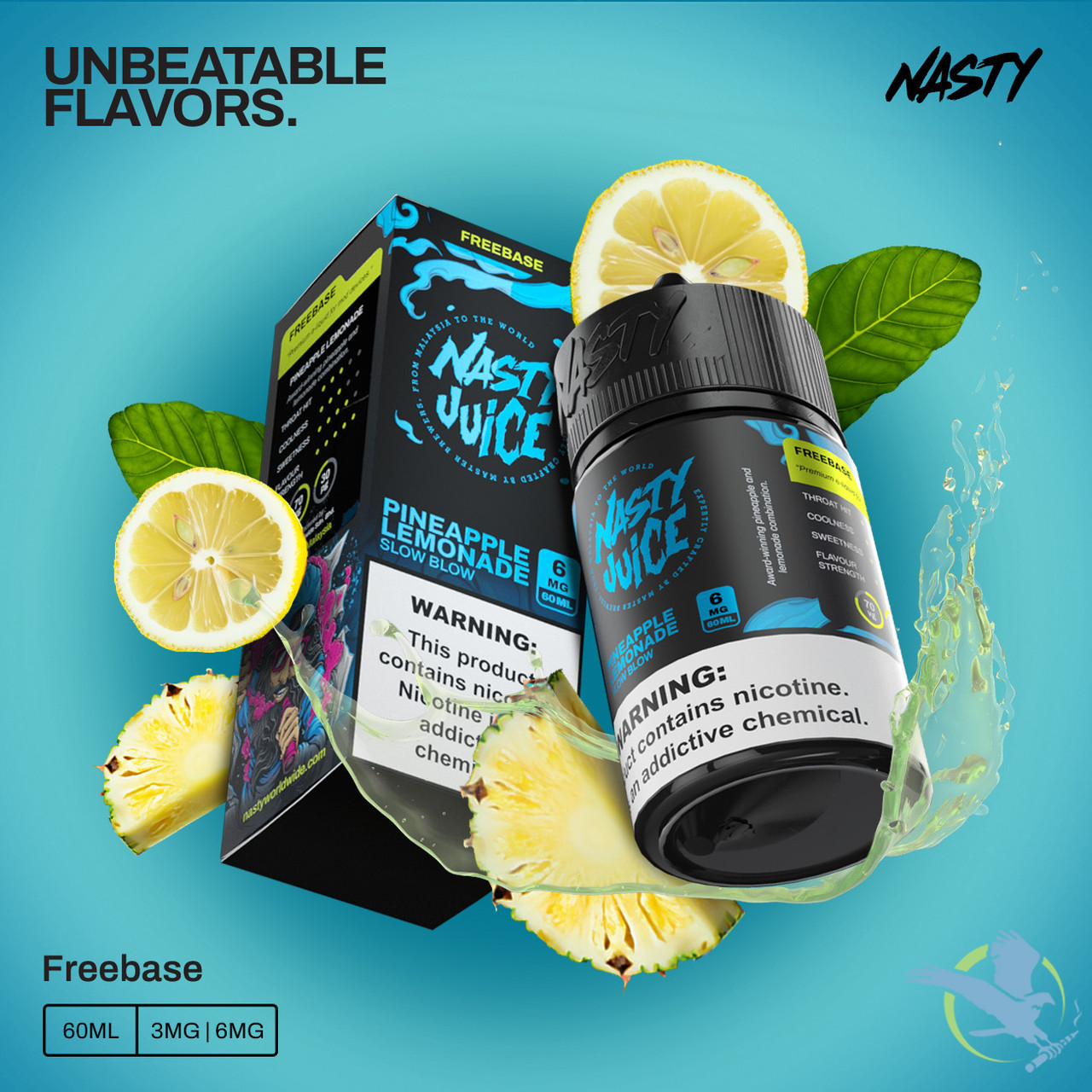 Nasty Juice ELiquid Freebase Nicotine 60ML