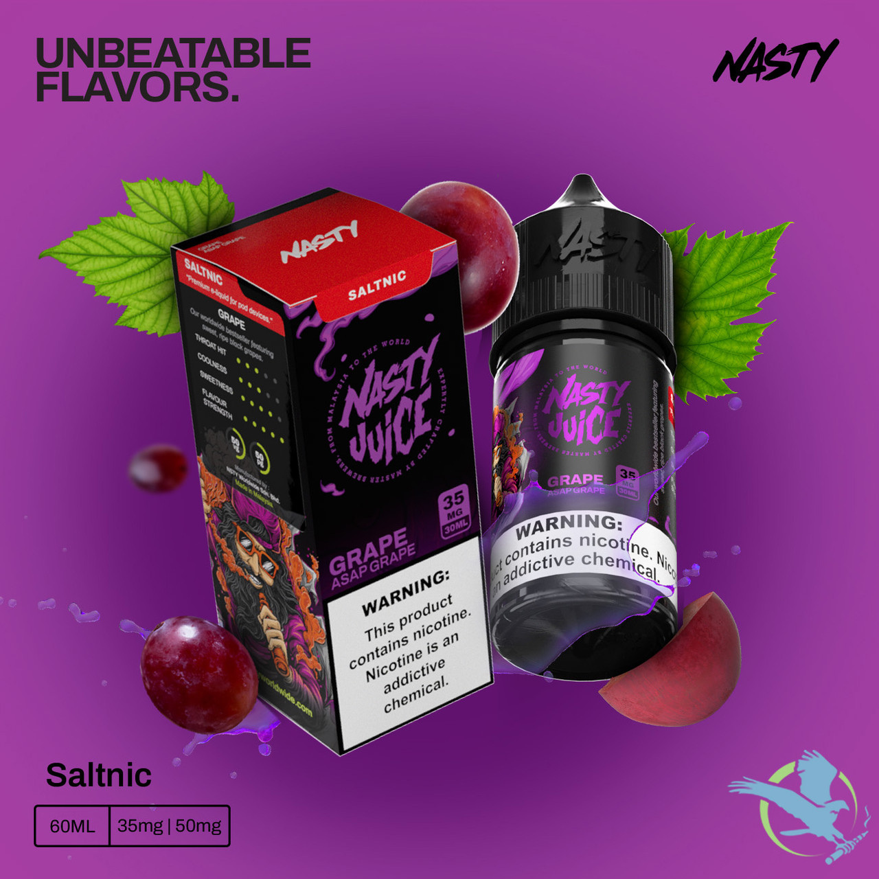 Nasty Juice ELiquid Salt Nic Nicotine 30ML