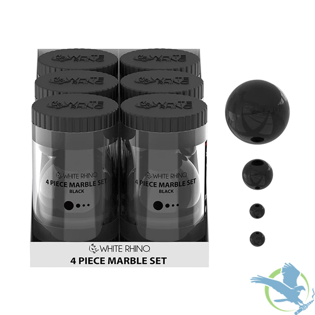 White Rhino Terp Slurper 4 Piece Marble Set