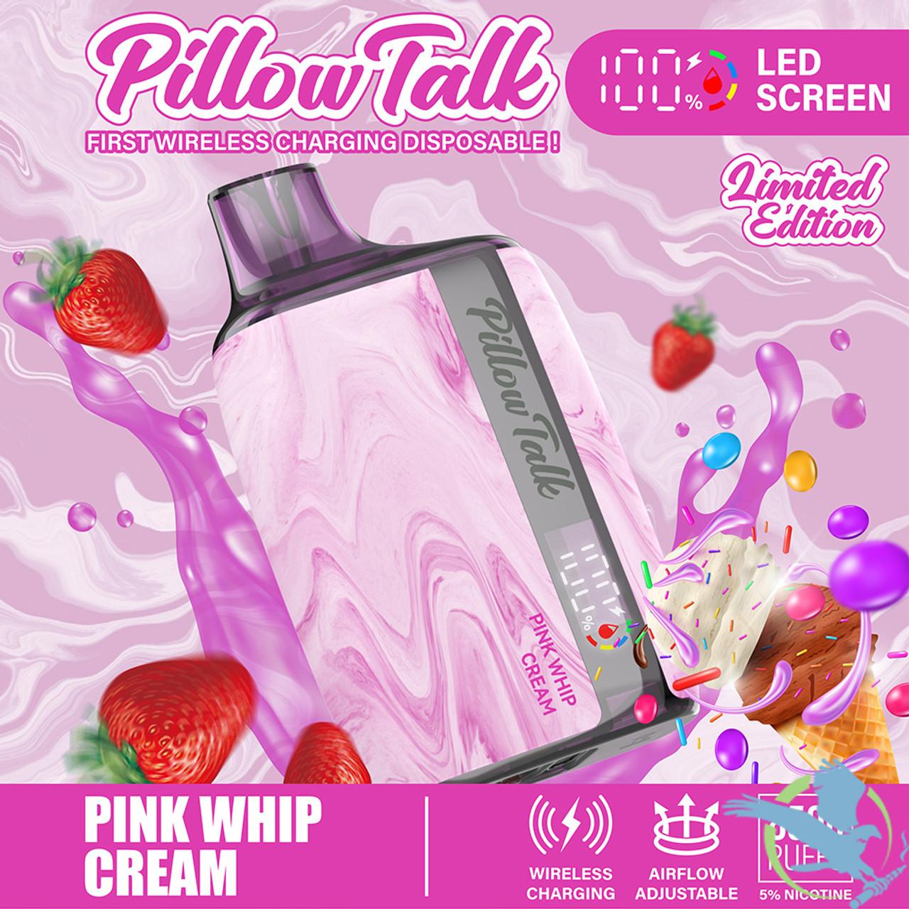 Pillow Talk LIMITED RESIN EDITION 13ML 8500 Puffs Disposable
