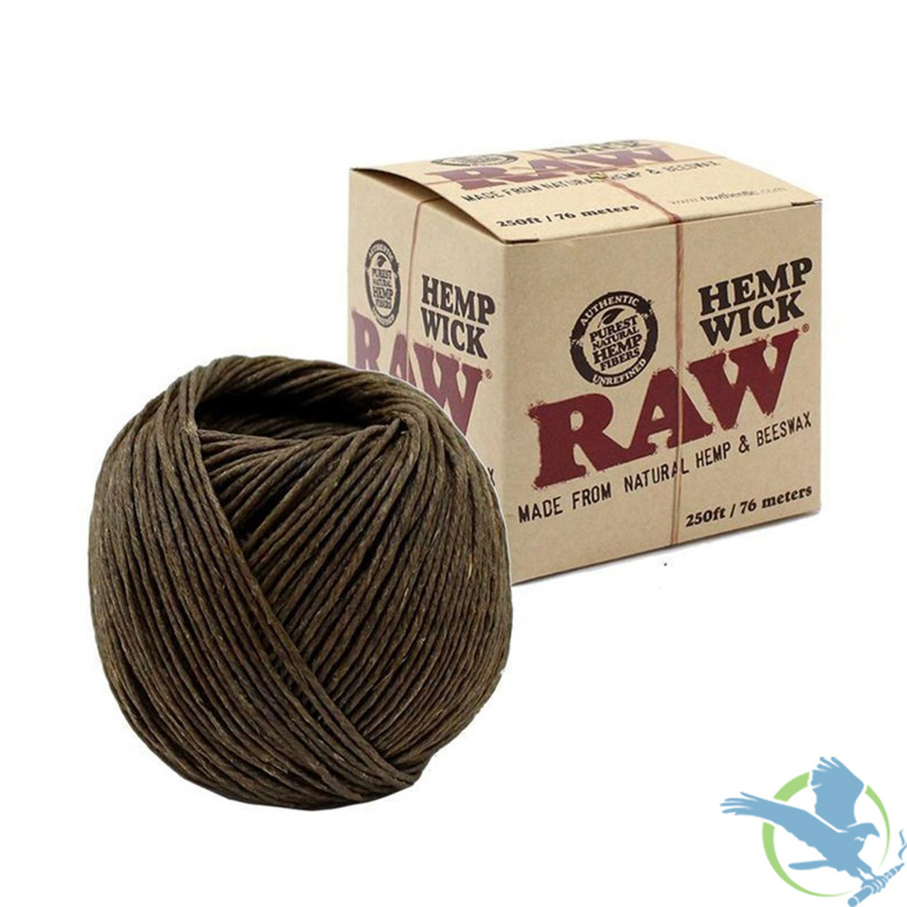 RAW Hemp Wick 250ft Ball