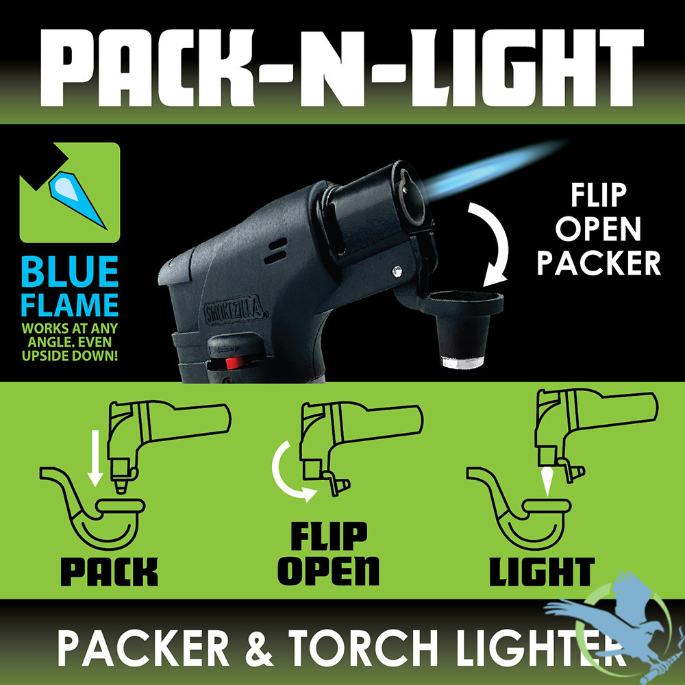 Smokezilla Pack-N-Light Packer & Torch Lighter