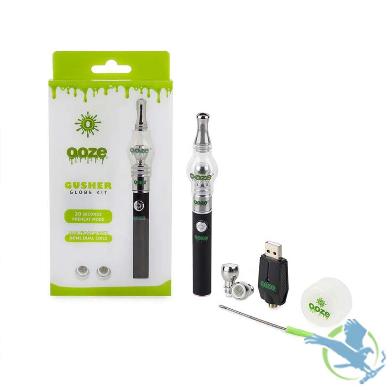 Ooze Gusher Water Bubbler Vaporizer Globe Kit, Vaporizer