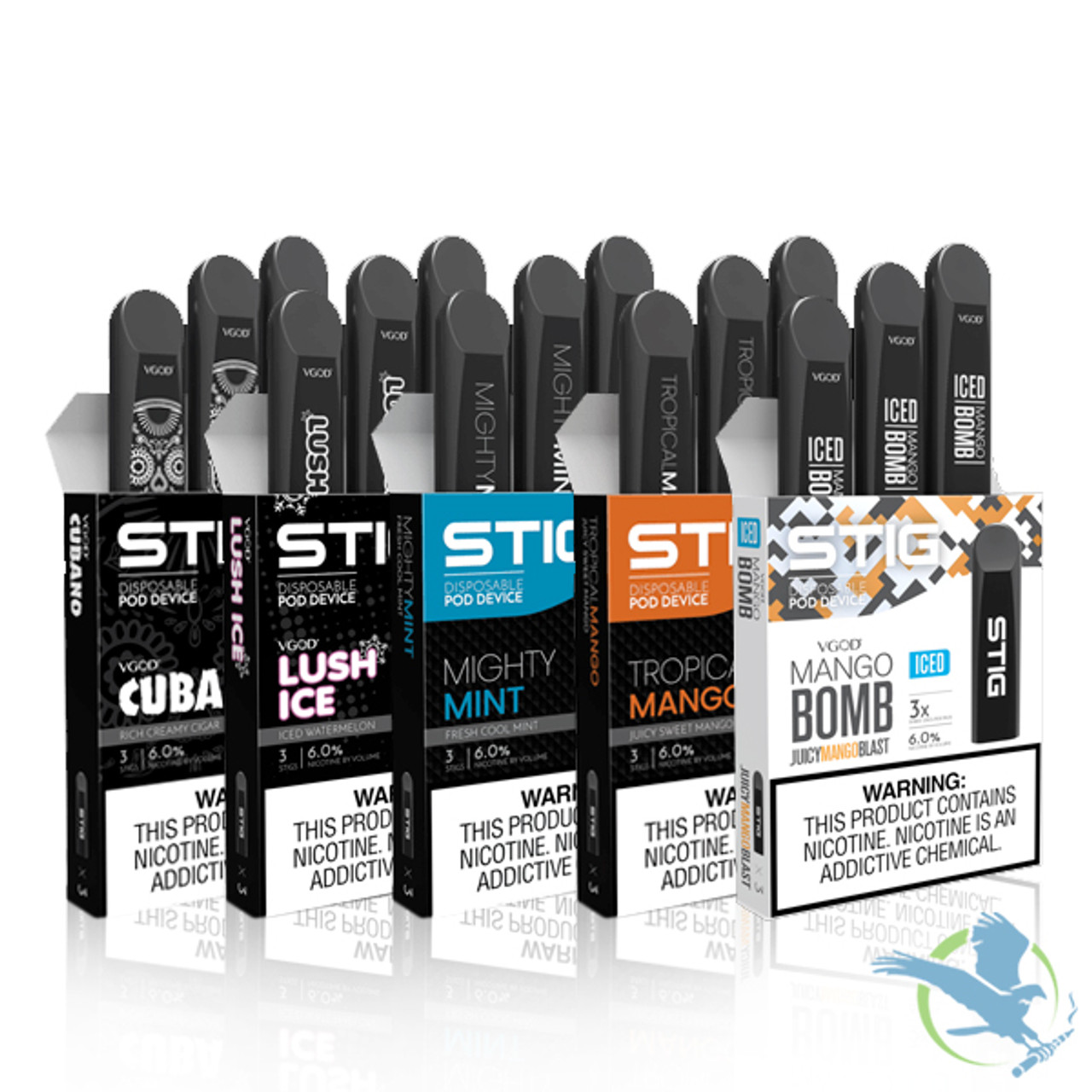 STIG AIO 1.2ML Disposable Pod System - 3 | Pods and Pod Systems | Midwest Distribution