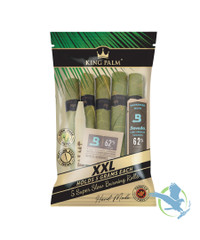 King Palm Rollies Hand Rolled Leaf Rolls With Boveda 62% Humidity