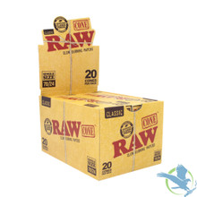 RAW Classic Single Size Pre-Rolled Cones - Pack of 20 Cones - Display of 12 Packs RAW Classic Single Size Pre-Rolled Cones - Pack of 20 Cones - Display of 12 Packs
