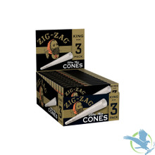 Zig-Zag King Size Pre-Rolled Cone Rolling Papers - Pack of 3 - Display of 24 Packs - Ultra Thin Cones Zig-Zag King Size Pre-Rolled Cone Rolling Papers - Pack of 3 - Display of 24 Packs - Ultra Thin Cones