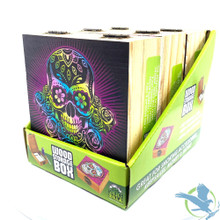 Smokezilla Wood Storage Box - Assorted Designs - Display of 3 Smokezilla Wood Storage Box - Assorted Designs - Display of 3