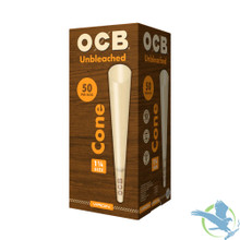 OCB Organic Hemp Unbleached Rolling Paper Cones Small 78MM Size