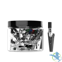 White Rhino Crutch Clip With Silicone Tip - Assorted Colors - 50ct Jar - Original