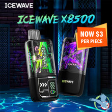 Icewave X8500 18ML 8500 Puffs 600mAh Prefilled Nicotine Salt Rechargeable Disposable