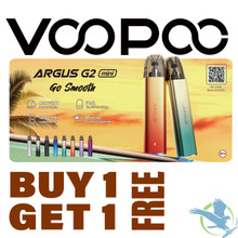 VooPoo Argus G2 Mini 1200mAh Pod System Starter Kit With Refillable 3ML Argus Top Fill Cartridge Pod