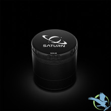 Riddles Saturn Aluminum 3D Printed Grinder - 50 mm - 5 Parts - Onyx Riddles Saturn Aluminum 3D Printed Grinder - 50 mm - 5 Parts - Onyx