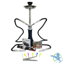 Tanya Hookah All In One Kit V5 Series 30 Inch Double Hose Hookah - Assorted Colors