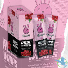 Bunny's Tobacco & Nicotine Free Vegan Rose Wraps Made By Cali Pods Bunny's Tobacco & Nicotine Free Vegan Rose Wraps Made By Cali Pods