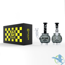 Dragon Platinum Cauldron Water Pipe Bong Style - 200 Grams - 6.1 Inches - Assorted Colors [WPE-048]