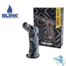 Blink Deco Rayz Blast Torch Butane Gas Lighter - Black Blink Deco Rayz Blast Torch Butane Gas Lighter - Black